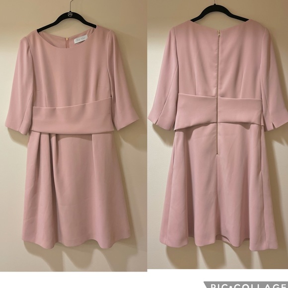 The Fold London Camelot Blush Pink Dress Size US 8 - Picture 2 of 13